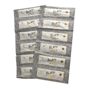 POUCH X6 BLACK Y GOLD