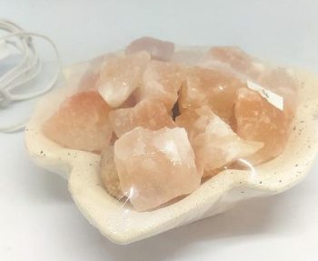 Lampara de sal hoja - 6