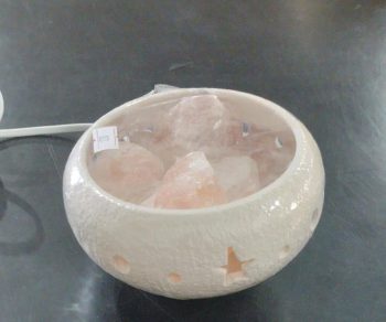 Lampara de sal star cerámica chica-83